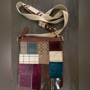 COACH patchwork crossbody bag.
